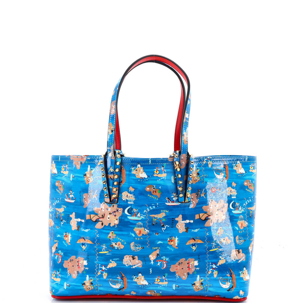 Christian Louboutin Small Cabata East West Tote Printed Patent